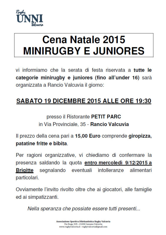 cenaNatale-mini-juniores